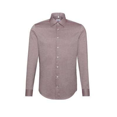 Seidensticker slim fit overhemd rood