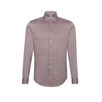 Seidensticker slim fit overhemd rood