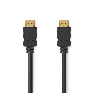 Nedis CVGL34000BK75 High Speed ??hdmi™-kabel Met Ethernet Hdmi™ Connector Hdmi™ Connector 4k@30hz Arc 10.2 Gbps 7.50 M Rond Pvc Zwart Label