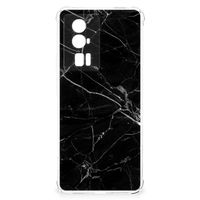 Xiaomi Poco F5 Pro Anti-Shock Hoesje Marmer Zwart - Origineel Cadeau Vader