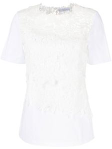 Ermanno Scervino t-shirt en dentelle - Blanc