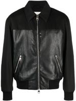 Alexander McQueen veste bomber zippée à empiècements - Noir - thumbnail