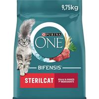 PURINA ONE Bifensis Droogvoer voor katten, steriel cat, rijk aan rundvlees en tarwe, 9,75 kg