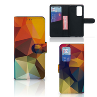 Huawei P40 Pro Book Case Polygon Color