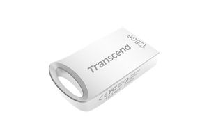 Transcend JetFlash® 710S USB-stick 128 GB Zilver TS128GJF710S USB 3.2 Gen 1 (USB 3.0)