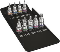 Wera 8767 HMC HF 1 Zyklop Bit-doppen-set TORX®, met vasthoudfunctie, 9 -delig - 1 stuk(s) - 05004202001