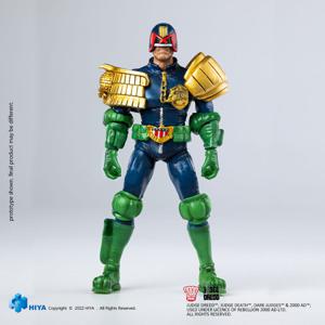 2000 AD Exquisite Mini Action Figure 1/18 Judge Dredd Gaze Into The Fist Of Dredd 10 Cm