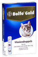 BOLFO GOLD KAT VLOOIENDRUPPELS 40 2 PIPET