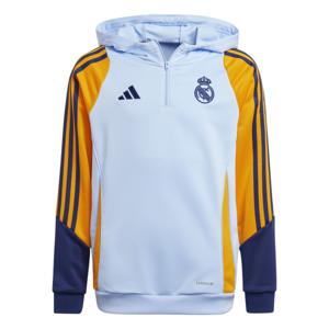 adidas Real Madrid Track Hoodie 2024-2025 Kids Lichtblauw Geel Donkerblauw