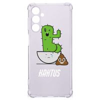 Samsung Galaxy M54 Stevig Bumper Hoesje Cactus Poo - thumbnail