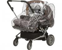 Playshoes universele regenhoes tweelingenwagen baby