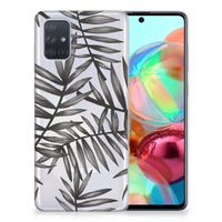 Samsung Galaxy A71 TPU Case Leaves Grey