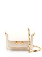 Marni mini sac Trunk en cuir - Tons neutres