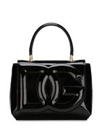 Dolce & Gabbana sac en cuir à logo embossé - Noir - thumbnail