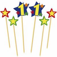 Prikker kaarsjes cijfer 11 - Taartkaarsen