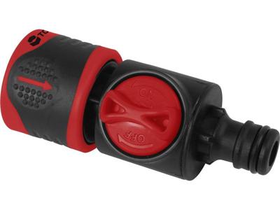 TOOLCRAFT 1561116 Reguleerventiel 13 mm (1/2) Ø, Steekkoppeling Met reguleerventiel