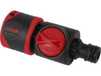 TOOLCRAFT 1561116 Reguleerventiel 13 mm (1/2) Ø, Steekkoppeling Met reguleerventiel