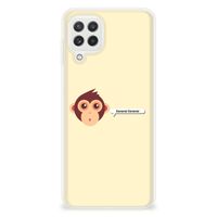 Samsung Galaxy A22 4G | M22 Telefoonhoesje met Naam Monkey - thumbnail