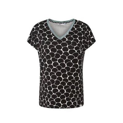 Didi jersey top Colour Me In met all over print zwart/wit/lichtblauw Didi jersey top Colour Me In met all over print zwart/wit/lichtblauw