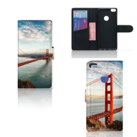 Huawei P8 Lite 2017 Flip Cover Golden Gate Bridge