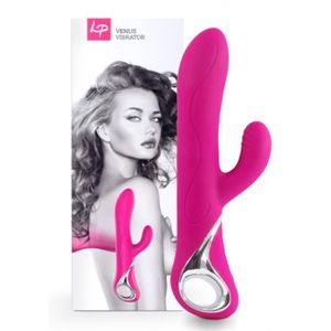 Loverspremium - Venus USB-Oplaadbare Rabbit Vibrator Roze