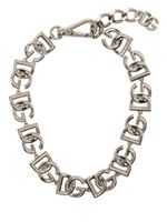 Dolce & Gabbana collier ras-de-cou en chaîne DG - Argent