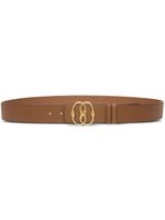 Bally ceinture à boucle logo - Marron