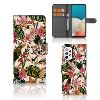 Samsung Galaxy A73 5G Hoesje Flowers - thumbnail