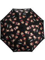 Moschino parapluie à imprimé Teddy Bear - Noir