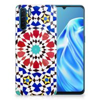 OPPO A91 TPU Siliconen Hoesje Mozaïek - thumbnail