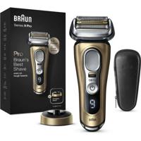 Braun Series 9 9419s Wet&Dry Scheerapparaat Met scheerblad Trimmer Zwart, Goud - thumbnail