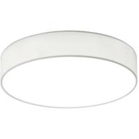 LED Plafondlamp - Plafondverlichting - Trion Lanago - 22W - Warm Wit 3000K - Dimbaar - Rond - Mat Wit - Aluminium