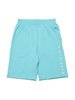 MM6 Maison Margiela Kids short de sport à logo imprimé - Bleu