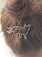 Cat Pattern Metal Hair Clip Hair Accessories Daily Casual Home Jewelry For Women's
