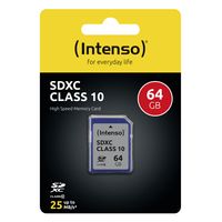 Intenso 3411490 flashgeheugen 64 GB SDXC Klasse 10 - thumbnail