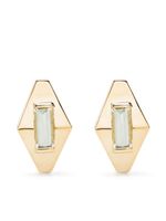 Aliita boucles d'oreilles Deco Rombo en or 9ct