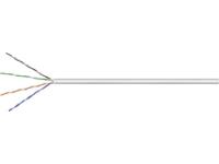 Goobay 68941 Netwerkkabel CAT 5e U/UTP 4 x 2 x 0.12 mm² Grijs 100 m