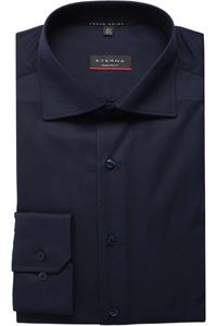 ETERNA Cover Shirt Modern Fit Overhemd blauw, Effen