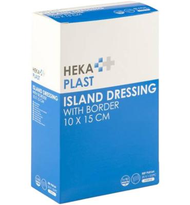 Hekaplast Hekaplast Eilandpleister 10 X 15cm Steriel (10st)