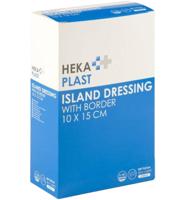 Hekaplast Hekaplast Eilandpleister 10 X 15cm Steriel (10st)
