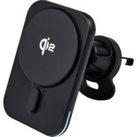 Renkforce RF-Qi2WCar-01 GSM-lader USB-C Geschikt voor Qi-apparatuur, Incl. LED-verlichting Wireless Charger, Qualcomm Q