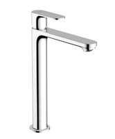 Hansgrohe Rebris S wastafelkraan 240 waterbesparend met CoolStart en met synthetische afvoer chroom - thumbnail