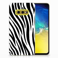 Samsung Galaxy S10e TPU Hoesje Zebra - thumbnail