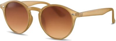 CWI zonnebril unisex panto beige/bruin (CWI2442)