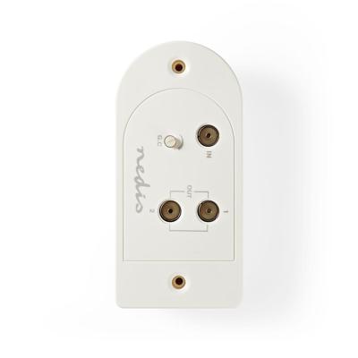 CATV-Versterker | Max. 25 dB Versterking | 40 - 862 MHz | 2 Uitgangen | IEC CATV-Versterker | Max. 25 dB Versterking | 40 - 862 MHz | 2 Uitgangen | IEC