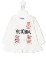 Moschino Kids haut à imprimé ourson - Blanc - thumbnail