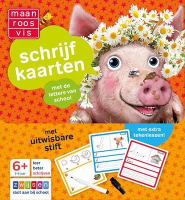 Maan Roos Vis - Schrijfkaarten - Speelgoed (9789048721481) Maan Roos Vis - Schrijfkaarten - Speelgoed (9789048721481)