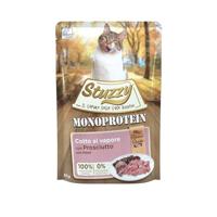 Stuzzy, Monoprotein Grain & Glutenvrij, compleet natvoer voor volwassen katten met ham, in pasta - (20 zakjes à 85 g)