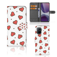 OnePlus 8T Telefoon Hoesje Hearts - thumbnail