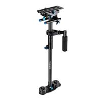 Walimex Pro StabyPod L zweefstatief Steadycam voor stabilisatie van DSLR-camera's (afmetingen max.120 cm, carbon, snelwisselplaat, 15 mm stangen, tegengewichten)
